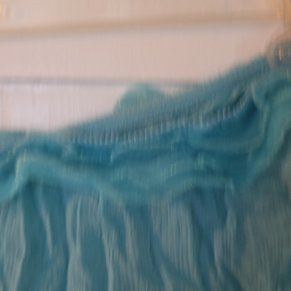 Blue Ruffled Lingerie Set - Picture 4 of 7